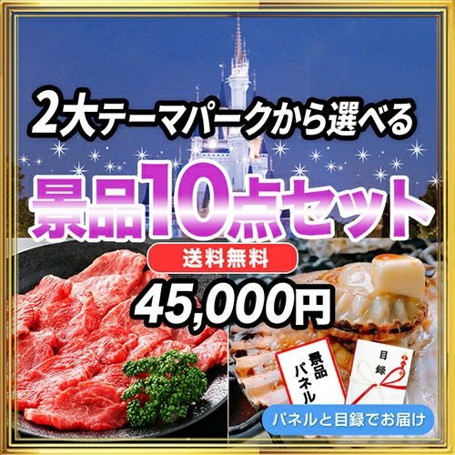 景品10点45,000円セット | 選べる2大テーマパークチケット,TDL他(1枚 